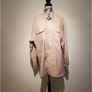 DULUTH TRADING COMPANY  COOLPLUS FISHING HIKING CASUAL SHIRT B#1